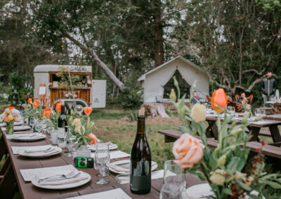 Catering with Trillium at Mendocino Grove Campground