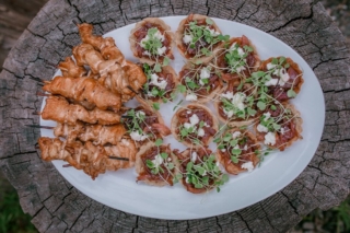 Catering by Trillium Mendocino at Mendo Grove, photography by Cassandra Young