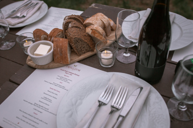 Catering by Trillium Mendocino at Mendo Grove, photography by Cassandra Young