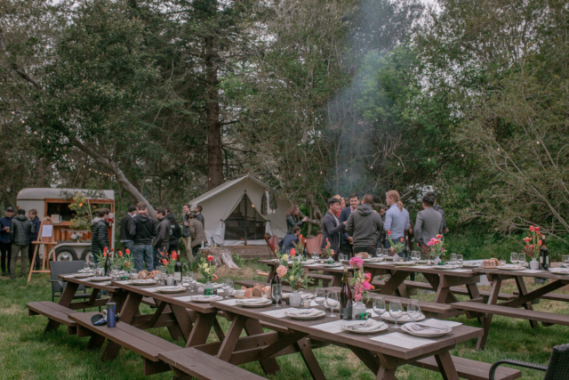 Catering by Trillium Mendocino at Mendo Grove, photography by Cassandra Young