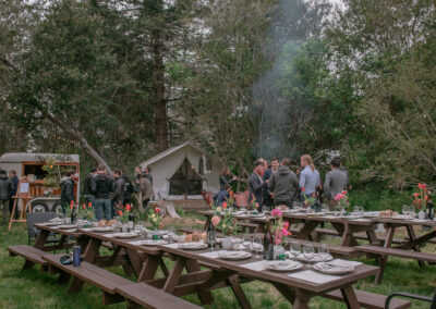 Catering with Trillium at Mendocino Grove Campground