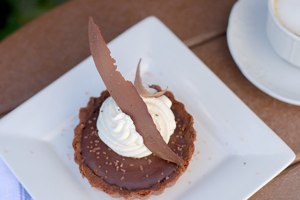Chocolate Dessert at Trillium Cafe, Mendocino, photography by Cassandra Young